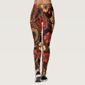 Japanisches Drachenkoi-Muster. Leggings (Rückseite)
