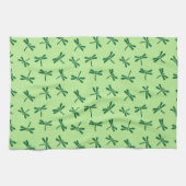 Japanisches Drachenmuster, Light Jade Green Handtuch (Horizontal)