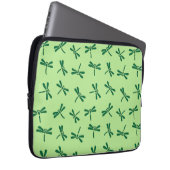 Japanisches Drachenmuster, Light Jade Green Laptopschutzhülle (Vorne Rechts)
