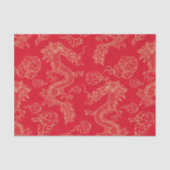 Japanisches Dragon Tissue Paper | Exotisches Craft Seidenpapier (Vorderseite)