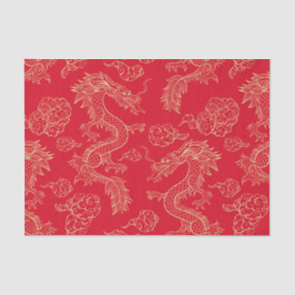 Japanisches Dragon Tissue Paper | Exotisches Craft Seidenpapier