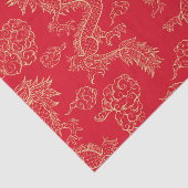 Japanisches Dragon Tissue Paper | Exotisches Craft Seidenpapier (Ausschnitt)