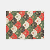japanisches Druckdesign - Kimono-Muster Fleecedecke (Vorderseite (Horizontal))