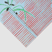 JAPANISCHES DRUCKPATTERPAPIER IN LICHT BLAU SEIDENPAPIER (Ausschnitt)