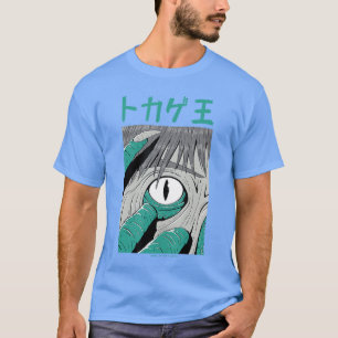 Japanisches dunkles Animewister Anime-Horror-Ästhe T-Shirt