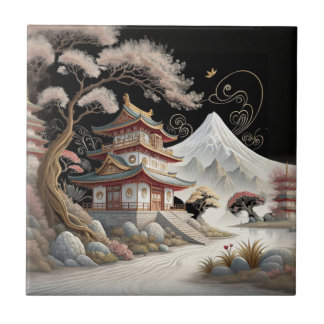 japanisches Einverständnishaus Fliese
