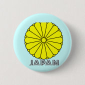 Japanisches Emblem Button (Vorderseite)