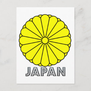 Japanisches Emblem Postkarte