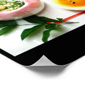 Japanisches Essen, Bilder aus Japan Poster (Ecke)