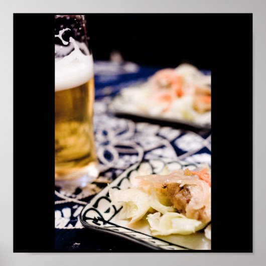 Japanisches Essen, Bilder aus Japan Poster (Vorne)