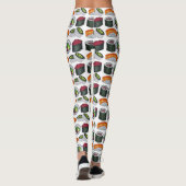 Japanisches Essen Japan Sushi Nigiri Roll Feinschm Leggings (Rückseite)