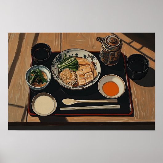 Japanisches Essen Poster (Vorne)