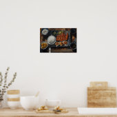 Japanisches Essen Poster (Küche)