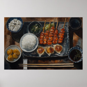 Japanisches Essen Poster