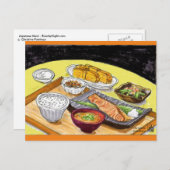Japanisches Essen Postkarte (Vorne/Hinten)