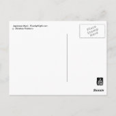 Japanisches Essen Postkarte (Rückseite)