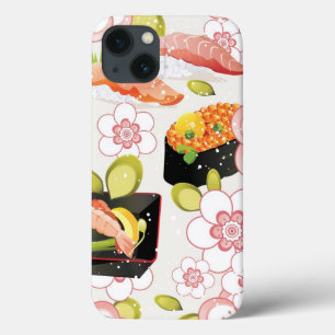 Japanisches Essen: Sushi Muster 2 Case-Mate iPhone Hülle