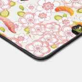 Japanisches Essen: Sushi Muster 2 Schreibtischunterlage (Ecke)