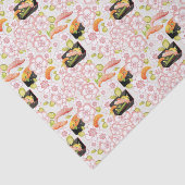 Japanisches Essen: Sushi-Muster 2 Seidenpapier (Ausschnitt)