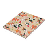 Japanisches Essen: Sushi-Muster 3 Fliese (Seite)