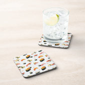 Japanisches Essen:Sushi-Muster Getränkeuntersetzer (Rechte Seite)