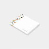 Japanisches Essen:Sushi-Muster Post-it Klebezettel (angewinkelt)