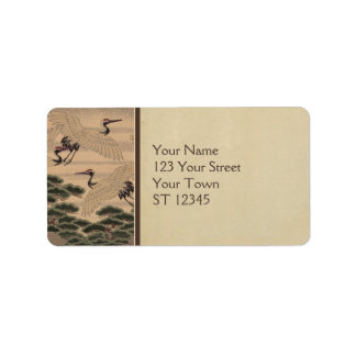 Japanisches Fabric-Adressetikett Adressaufkleber