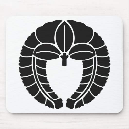 Japanisches Familienwappen (KAMON) Symbol Mousepad (Vorne)