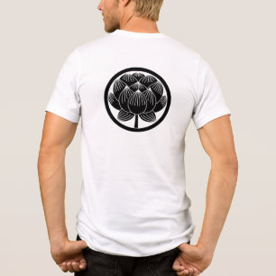 Japanisches Familienwappen-Lotus Tri-Blend Shirt