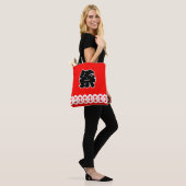 Japanisches Festival Red Happi Coat Pattern Tasche (Am Model)