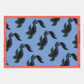 JAPANISCHES FISH WRAPPING PAPIER FLAT SHEET SET (Vorderseite 2)