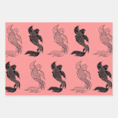 JAPANISCHES FISH WRAPPING PAPIER FLAT SHEET SET (Vorderseite)