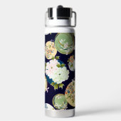 Japanisches Florales Design Trinkflasche (Hinten)