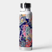 Japanisches Florales Design Trinkflasche (rechts)