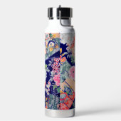 Japanisches Florales Design Trinkflasche (Links)