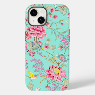 Japanisches florales und Vogel-Muster Case-Mate iPhone 14 Hülle