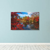 japanisches Foliage Leinwanddruck (Insitu (Holzboden))