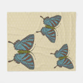 Japanisches Frack Fleece Blanket (Vorderseite (Horizontal))