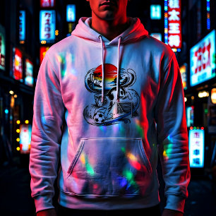 Japanisches Fußballkatzen-Geschenk für Anime- und Hoodie