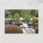 Japanisches Garten 日本庭園 Visitenkarte (Rückseite)