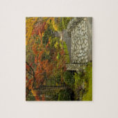 Japanisches Garten-Herbstpuzzlespiel Puzzle (Vertikal)