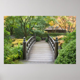 Japanisches Garten-Plakat Poster
