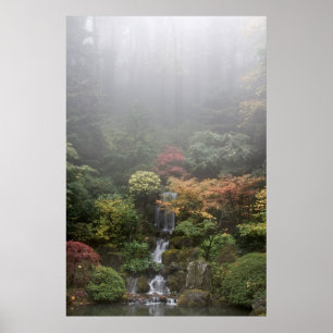 Japanisches Garten-Plakat Poster