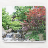 Japanisches Garten-Wasserfall mousepad (Vorne)