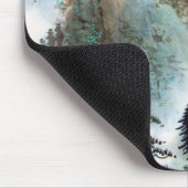 Japanisches GebirgsAquarell Mousepad (Ecke)