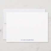 Japanisches Geburtstagsthema Einladung (Rückseite)