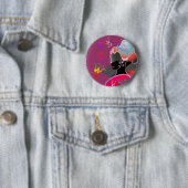 Japanisches GEISHA-KIMONO-MÄDCHEN Button (Beispiel)