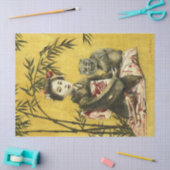 Japanisches Geisha und Demon Tissue Paper Seidenpapier (Basteln)
