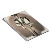 Japanisches Gericht offiziell oder Samurai, Notizblock (Rechte Seite)