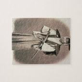 Japanisches Gericht offiziell oder Samurai, Puzzle (Horizontal)